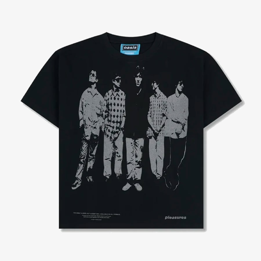 PLEASURES/プレジャーズ×OASIS Camiseta Pleasures Definitely Heavyweight X Oasis 