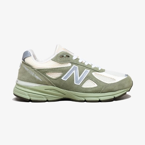 サイズ27.0 New Balance 990 スニーカー クリーム/グリーン Tênis New Balance 990 