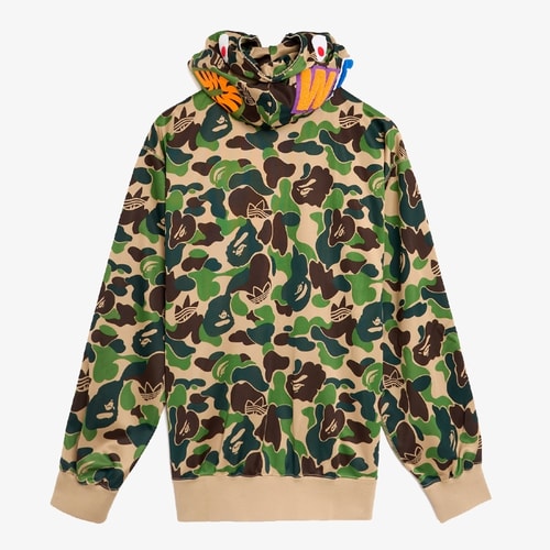 Jaqueta Adidas X Bape Track Shark Hoodie 
