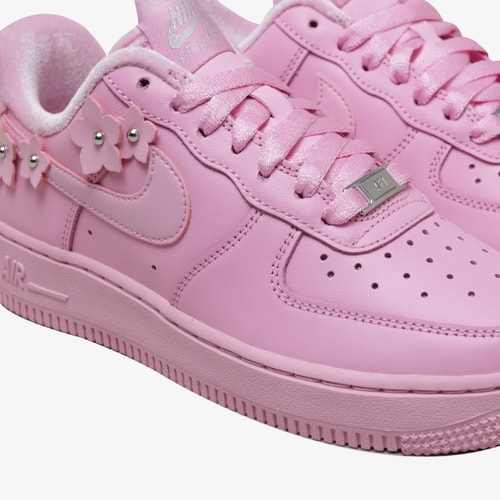 た*し様 Nike Air Force 1 ’07 Florette Pink Tênis Nike Air Force 1 Low 07 