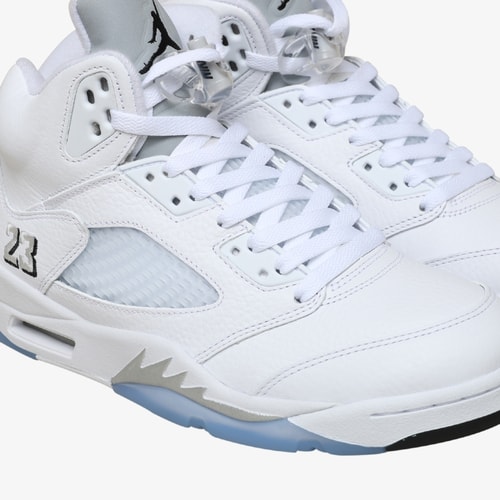 Air Jordan 5 ホワイト 9.5 US Tênis Air Jordan 5 Retro OG 