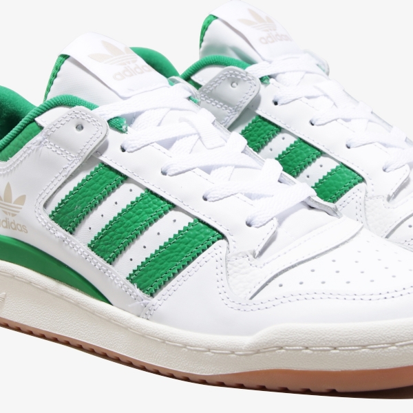 Tênis Adidas Forum Low CL "White Green"