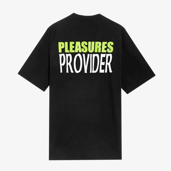 Camiseta Pleasures x NERD Provider "Black"
