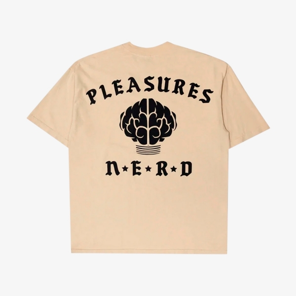 Camiseta Pleasures x NERD Rockstar "Beige"