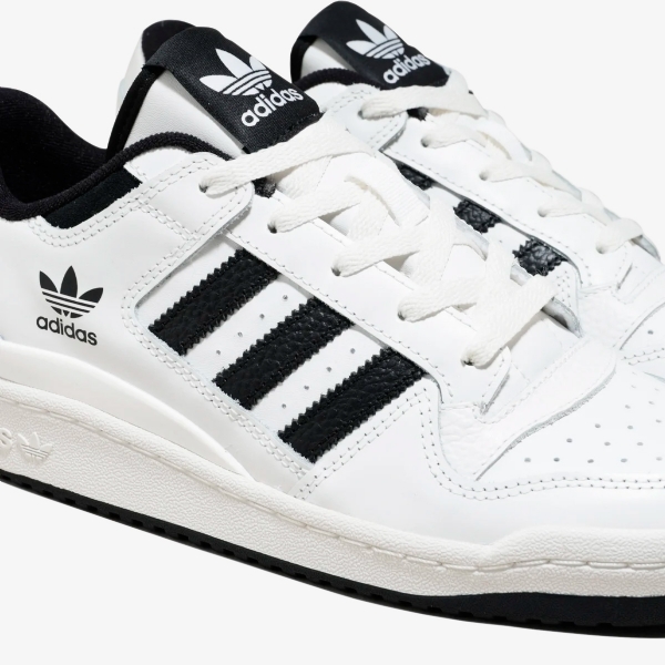 Tênis Adidas Forum Low CL "White Black"