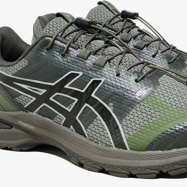 Tênis Asics Gel Terrain X Sansan Gear "Brown Green"