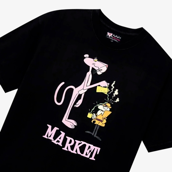 Camiseta Market x Pink Panther "Pourover" "Black"