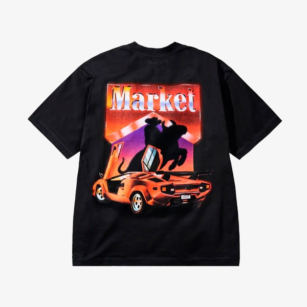 Camiseta Market Bullrider "Wash Black"