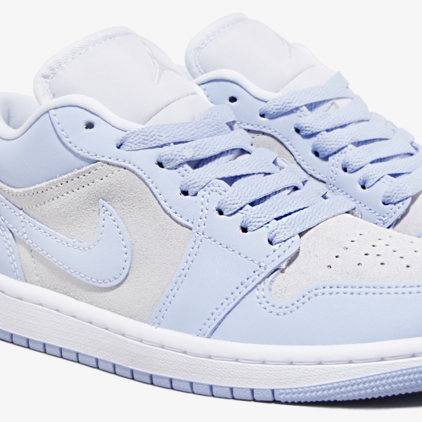 Tênis Air Jordan 1 Low "Football Grey And Aluminium"