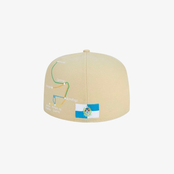 Boné New Era 59FIFTY Fitted Cidade Do Rio de Janeiro Core Beige