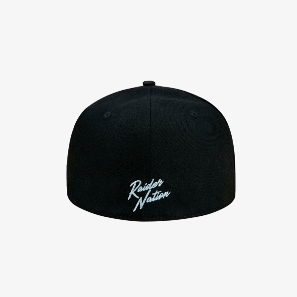 Boné New Era 59FIFTY NFL Las Vegas Raiders Core Aba Reta Black