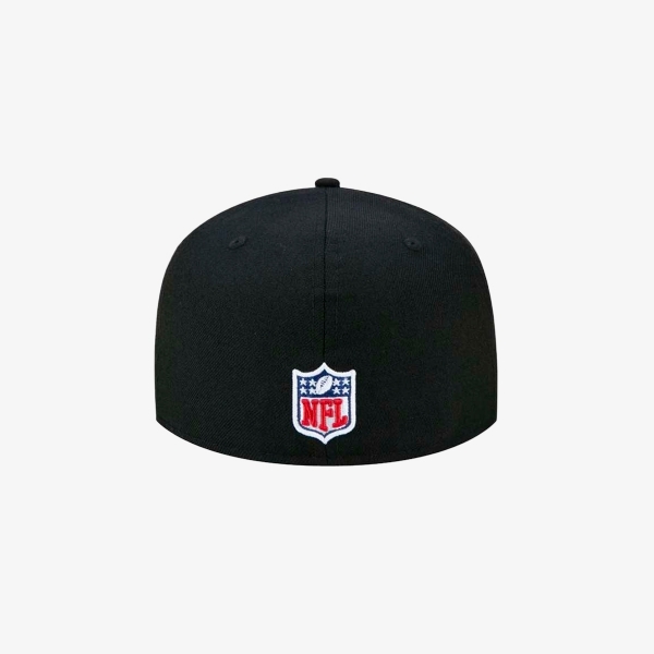 Boné New Era NFL Las Vegas Raiders Core Aba Reta Black
