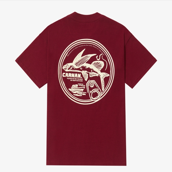 Camiseta Carnan Sardine Classic "Burgundy"