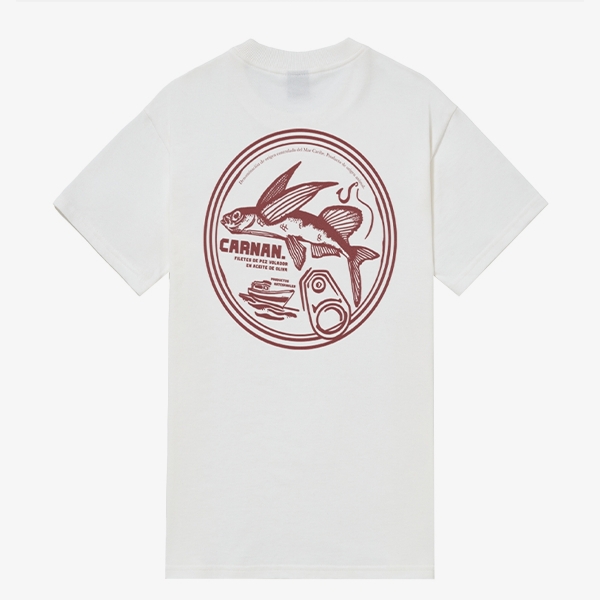 Camiseta Carnan Sardine Classic Off White"