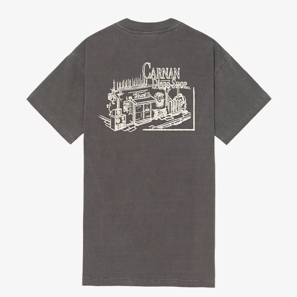 Camiseta Carnan Disco Shop Classic " Stoned Black"