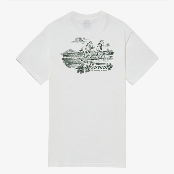 Camiseta Carnan Horses Classic "Off White"