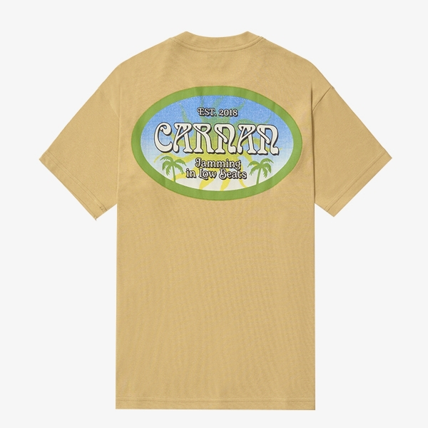 Camiseta Carnan Stamp Heavy "Beige"