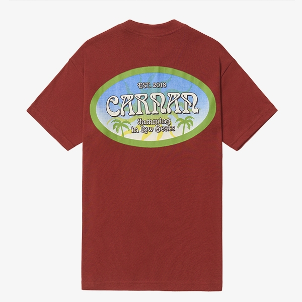 Camiseta Carnan Stamp Heavy "Terracotta"