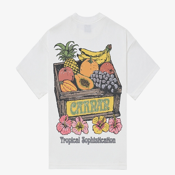 Camiseta Carnan Fruit Boxy "Off White"