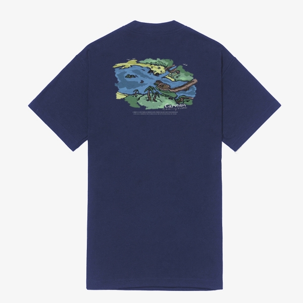 Camiseta Carnan Landscape Heavy "Navy"