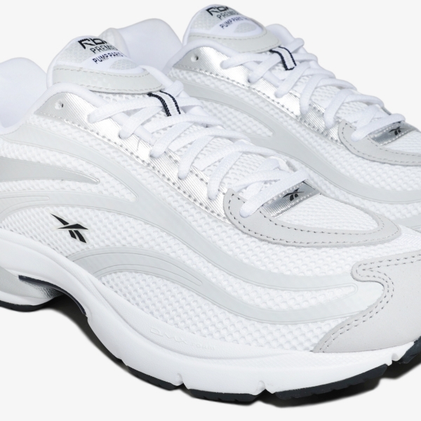 Tênis Reebok Premier Pump Paris Trainer "White Silver Metallic"