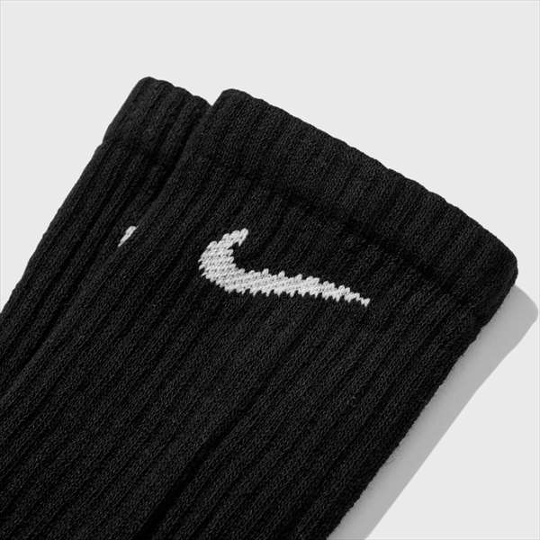 Meia Nike Everyday Cushioned (3 Pares) Black