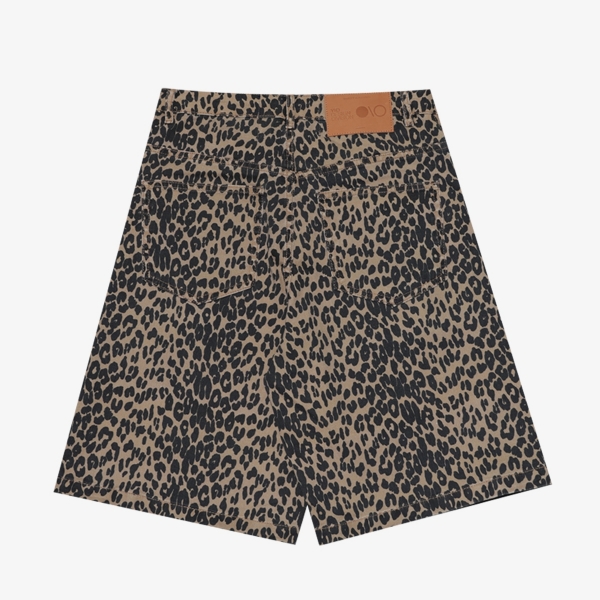 Bermuda Your Id Jorts "Leopard"