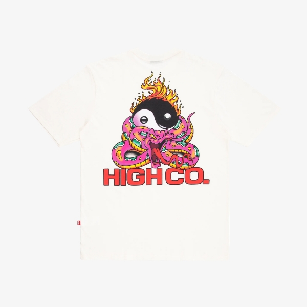 Camiseta High Tee Viper "White"