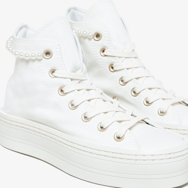 Tenis Converse Chuck Taylor All Star Modern Lift Bridal "White"
