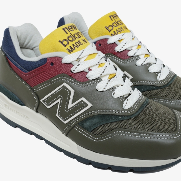 Tênis New Balance 997 X Aimé Leon Dore "Dark Moss Angora"