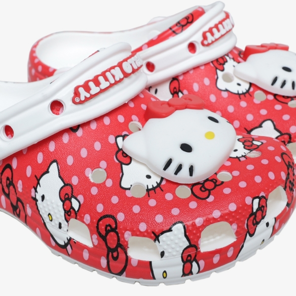 Sandália Crocs Clog Hello Kitty Kids ''Red''