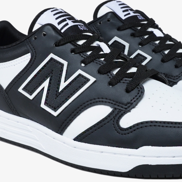 Tênis New Balance 480 Low "Black White"
