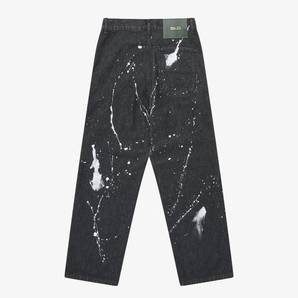 Calça Class Jeans Splatter "Black"
