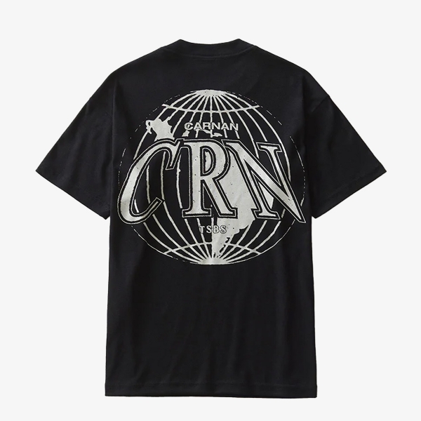 Camiseta Carnan Heavy World Globe "Black"