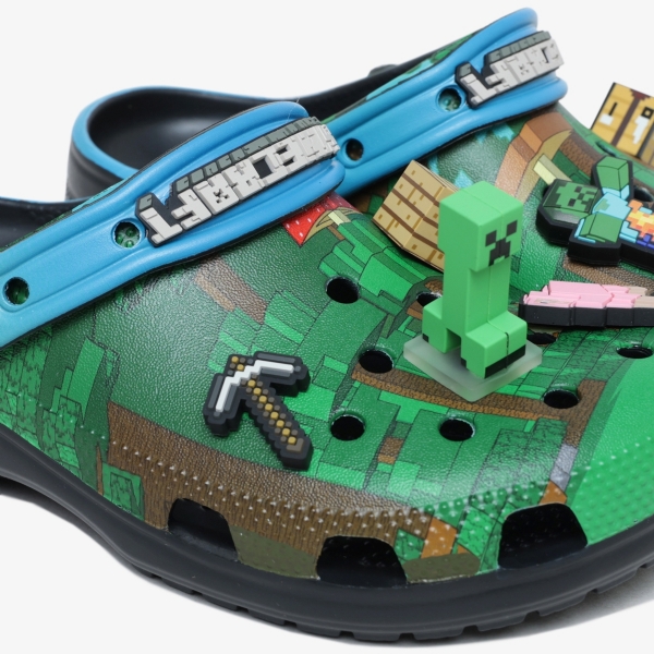 Sandália Crocs Classic Clog X Minecraft Kids "Multi"