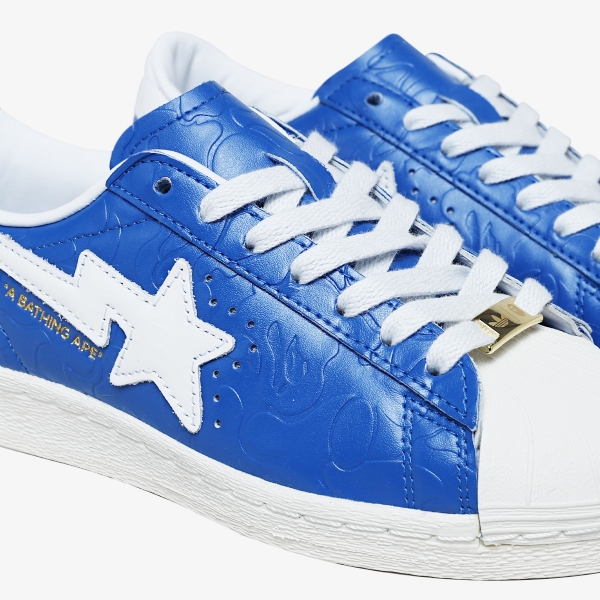 Tênis Adidas SSTR V Bape "Blue"