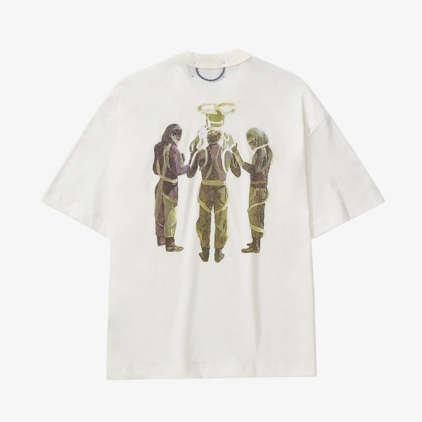 Camiseta Quadro Agentes Boxy "Off White"