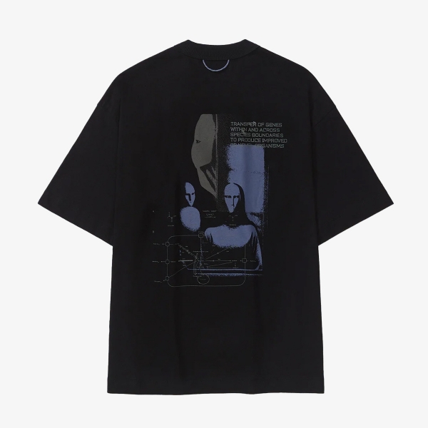 Camiseta Quadro Genes Boxy "Black"
