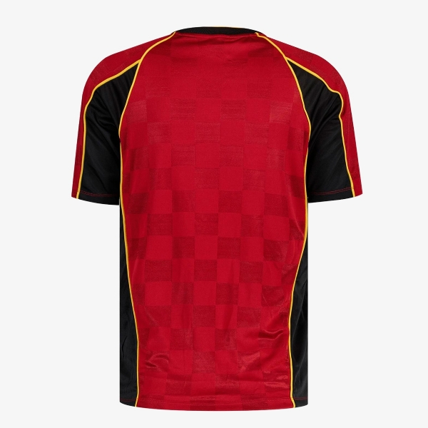Camiseta Umbro Panelled Raglan "Red Dahlia Black"