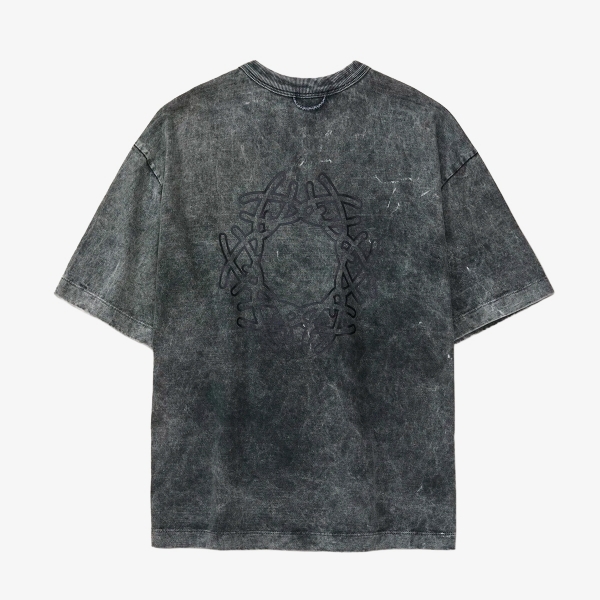 Camiseta Quadro Símbolo Boxy "Stoned Green"