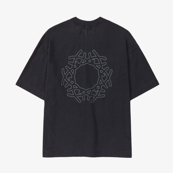 Camiseta Quadro Símbolo Boxy "Stoned Black"