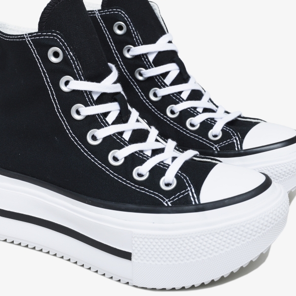 Tênis Converse All Star Lift Double Stack High "Black"