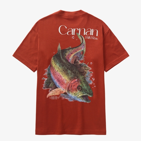 Camiseta Carnan Fish "Burgundy"