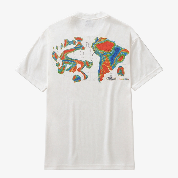 Camiseta Carnan Heat Map "Off White"