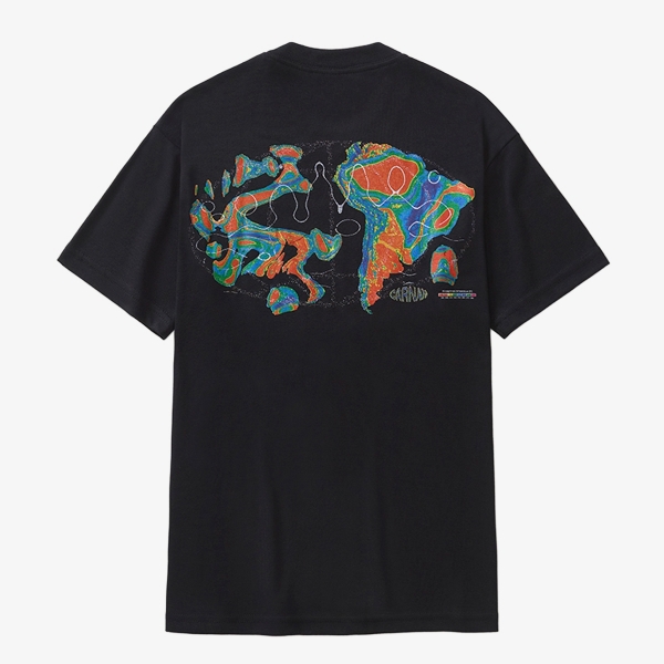 Camiseta Carnan Heat Map "Black"