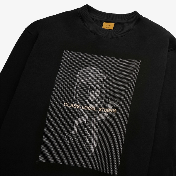 Blusa Class Crewneck Chave Local Studios "Black"
