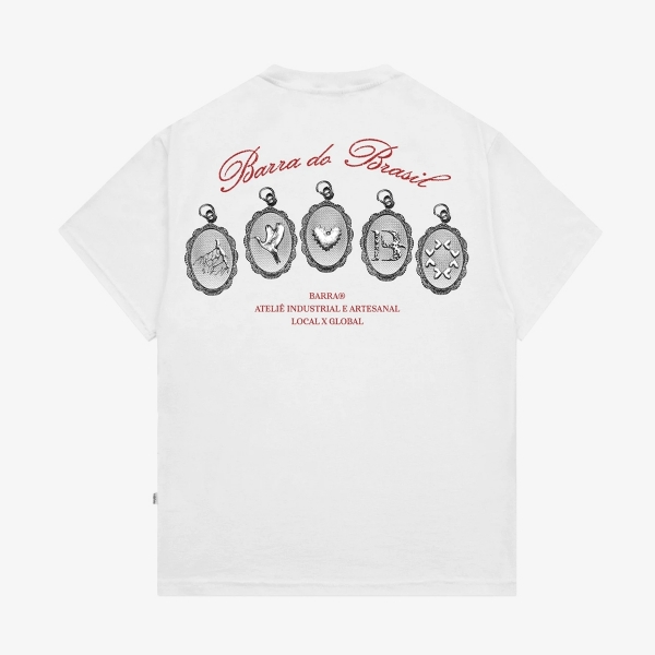 Camiseta Barra Crew Medalhas "White"