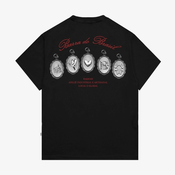 Camiseta Barra Crew Medalhas "Black"