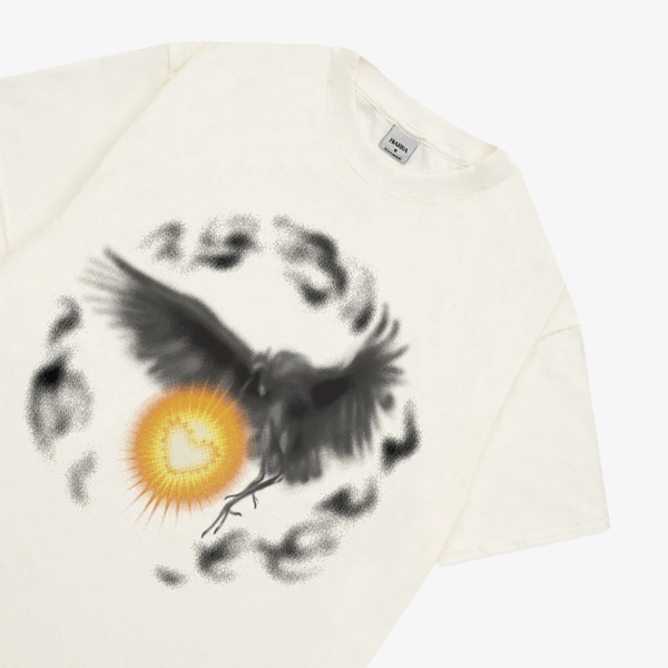 Camiseta Barra Crew Ahlma "Off White"