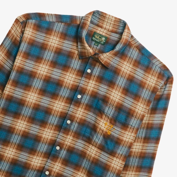 Camisa Welcome Sunny Xadrez "Brown Blue"